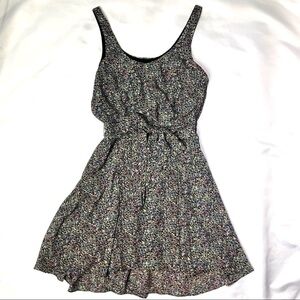 BCBGeneration chiffon sleeveless dress bow front 0